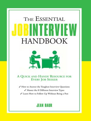 cover image of The Essential Job Interview Handbook